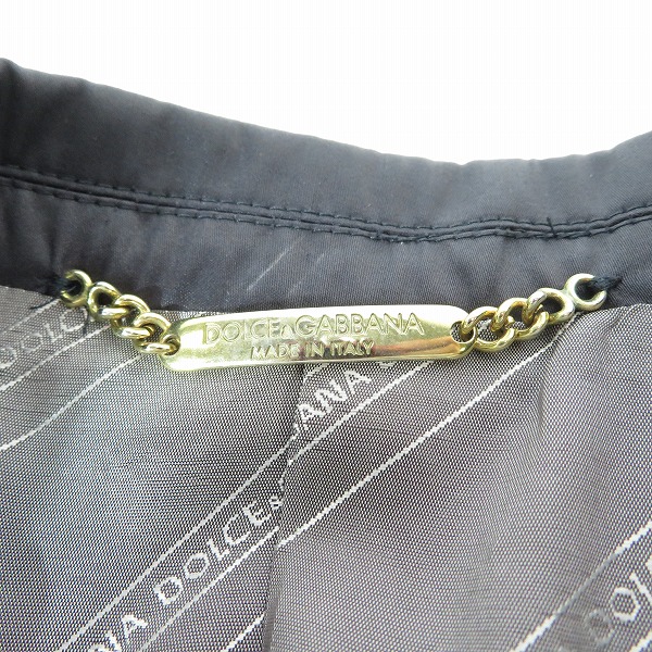 実際に弊社で買取させて頂いたDOLCE&GABBANA/ドルチェ&ガッバーナ/ドルガバ テーラードジャケット 46の画像 2枚目