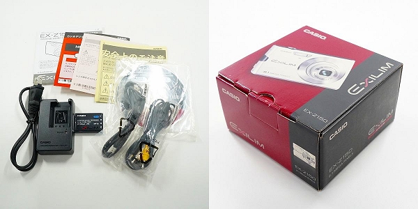 実際に弊社で買取させて頂いたCASIO/カシオ EX-Z150 EXILIM エクシリム コンパクトデジタルカメラ 簡易動作確認済みの画像 9枚目