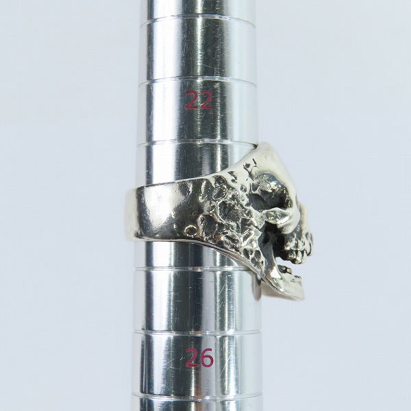 実際に弊社で買取させて頂いたTHE GREAT FROG/ザ グレートフロッグ ペストスカルリング 24号の画像 7枚目