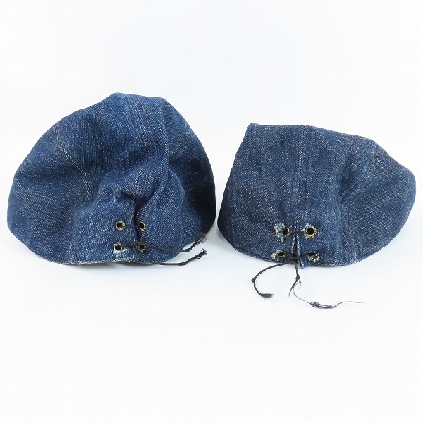 実際に弊社で買取させて頂いたEVISU/エヴィス 90s 初期ハウスタグ デニム生地 キャップ 2点セットの画像 2枚目