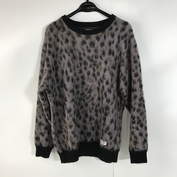 実際に弊社で買取させて頂いたWACKO MARIA/ワコマリア LEOPARD MOHAIR KNIT SWEATER/レオパードモヘアニットセーター/L