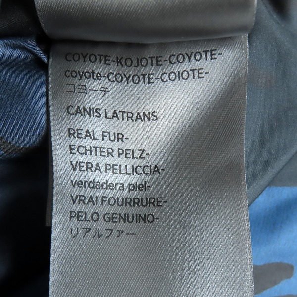 実際に弊社で買取させて頂いたSOPHNET×BELSTAFF/ソフネット×ベルスタッフ ROADMASTER FUR DOWN JACKET ダウンジャケット 71050377/44の画像 6枚目