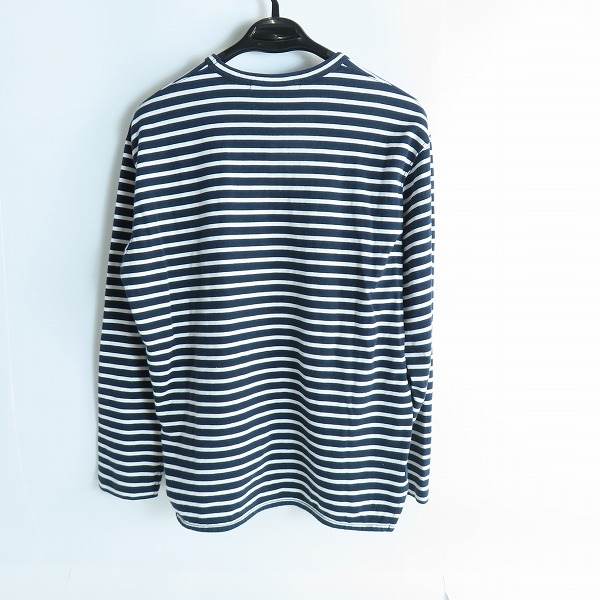 実際に弊社で買取させて頂いたCOMME des GARCONS JUNYA WATANABE MAN/コムデギャルソンジュンヤワタナベマン 綿天竺ボーダー AD2022 WK-T007 Mの画像 1枚目