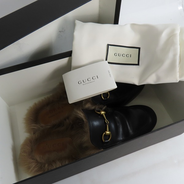 実際に弊社で買取させて頂いたGUCCI/グッチ プリンスタウンミュール/7の画像 9枚目