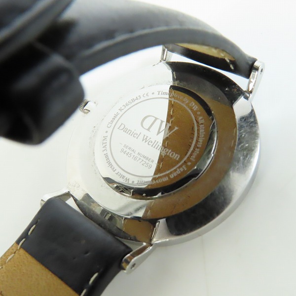 実際に弊社で買取させて頂いたDaniel Wellington/ダニエルウェリントン 腕時計/ウォッチ K36SB43の画像 3枚目