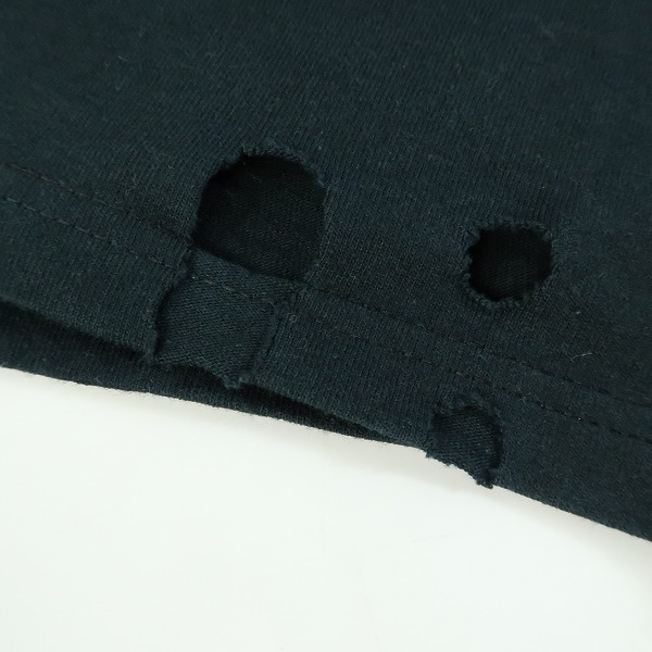 実際に弊社で買取させて頂いたmastermind JAPAN/マスターマインドジャパン スカルプリントダメージ加工 半袖Tシャツ 4SENSE/Lの画像 6枚目