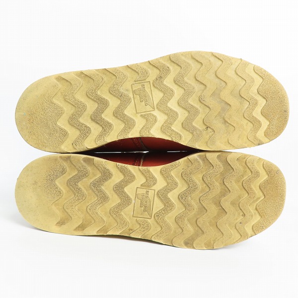 実際に弊社で買取させて頂いたRED WING/レッドウィング アイリッシュセッター ワークブーツ 刺繍羽タグ 8131/9.5の画像 2枚目