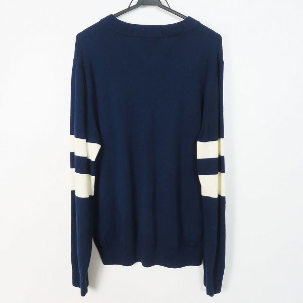 実際に弊社で買取させて頂いたFRED PERRY/フレッドペリー TIPPED SLEEVE V NECK JUMPER Vネックニット K9555/Lの画像 1枚目