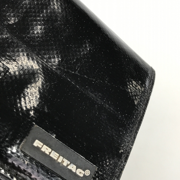 実際に弊社で買取させて頂いたFREITAG/フライターグ F555 CAROLINE/キャロライン 二つ折り長財布 ブラックの画像 7枚目