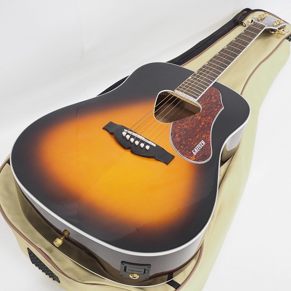 実際に弊社で買取させて頂いた★GRETSCH/グレッチ  G5024E エレアコ/アコースティックギター/アコギ ソフトケース付