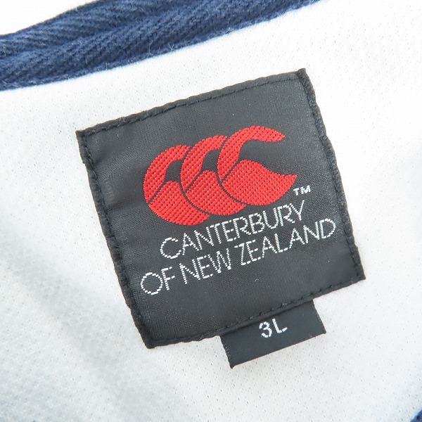 実際に弊社で買取させて頂いたCANTERBURY/カンタベリー 半袖 ラガーシャツ/3Lの画像 2枚目