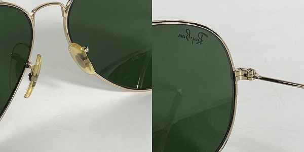 実際に弊社で買取させて頂いたRay-Ban/レイバン AVIATOR アビエーター/LARGE METAL ティアドロップ サングラス/アイウェア RB3025の画像 4枚目