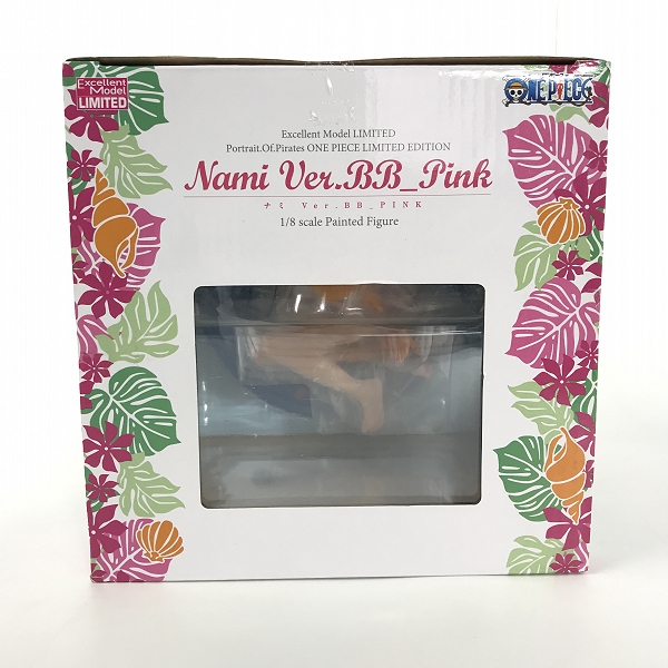 実際に弊社で買取させて頂いた【未開封】メガハウス ONE PIECE/ワンピース P.O.P LIMITED EDITION 15周年 ナミ Ver.BB-PINK フィギュアの画像 4枚目