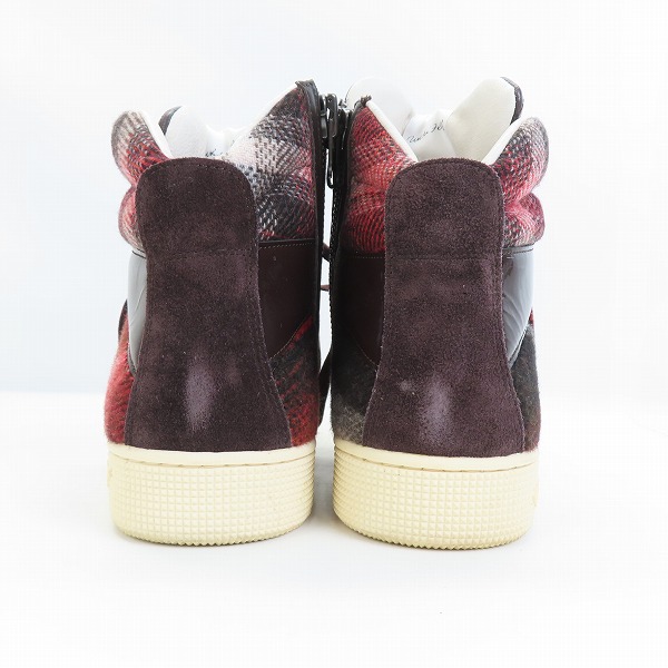 実際に弊社で買取させて頂いたWHITEFLAGS/ホワイトフラッグス サイドジップ ハイカット スニーカー/WF-001TCH/41/26.5の画像 1枚目