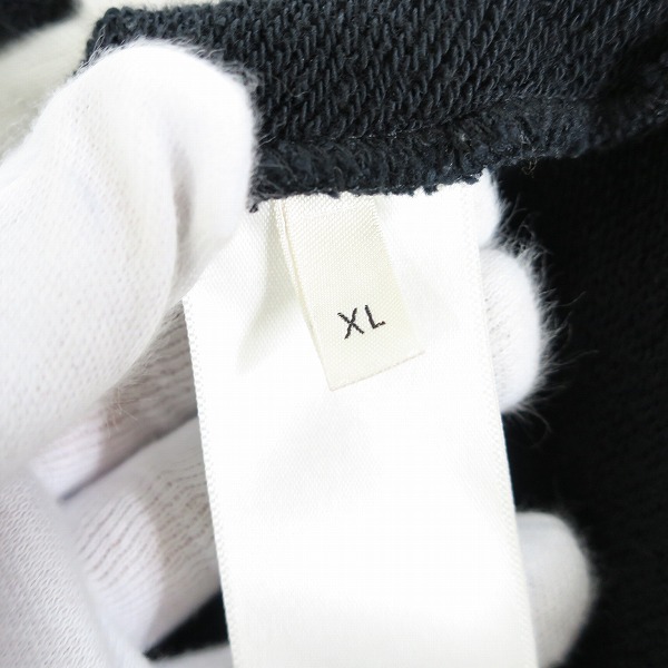 実際に弊社で買取させて頂いた【JPタグ】CELINE/セリーヌ 21SS ルーズ ロゴフーディ ジップアップ スウェット パーカー ブラック 2Y497052H/XLの画像 3枚目