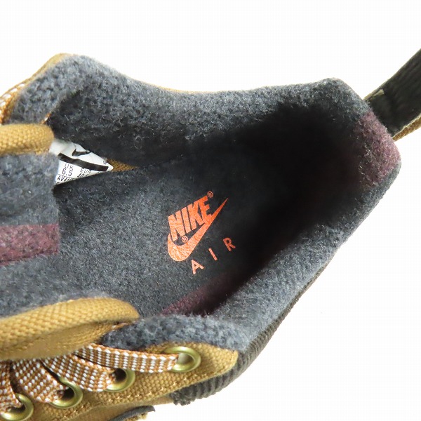 実際に弊社で買取させて頂いたNIKE×Carhartt WIP/ナイキ×カーハート AIR FORCE 1 07 PRM WIP/エアフォース1 プレミアム AV4113-200/25.5の画像 4枚目