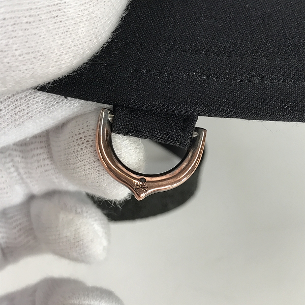 実際に弊社で買取させて頂いたmastermind JAPAN/マスターマインド ジャパン スワロ スカルキャップ ブラック Dリング付き MW20S04-CA005-601/Mの画像 8枚目