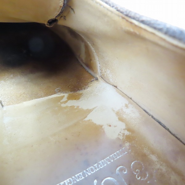 実際に弊社で買取させて頂いたCROCKETT&JONES/クロケット&ジョーンズ MALVERN/マルバーン スエード シングルモンクストラップ シューズ 9880/8の画像 7枚目