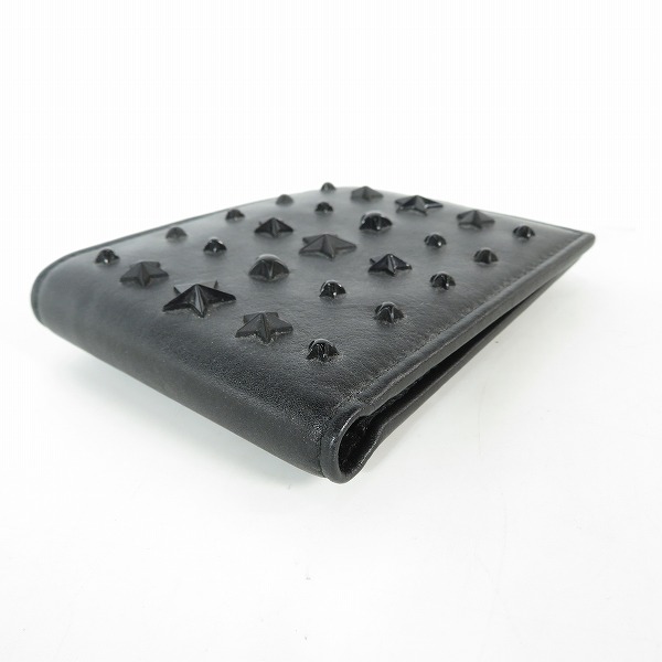 実際に弊社で買取させて頂いたJIMMY CHOO/ジミーチュウ スター レザー二つ折り財布の画像 2枚目