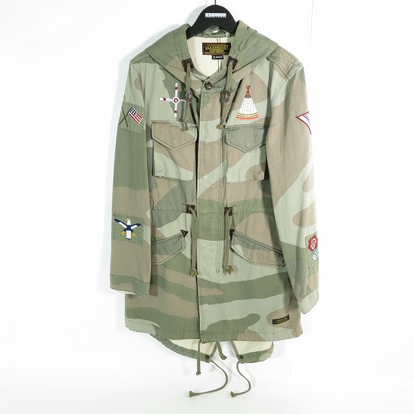 実際に弊社で買取させて頂いたNEIGHBORHOOD/ネイバーフッド M-65 CAMO C-JKT/カモフラ 刺繍 ミリタリージャケット /131BENH-JKM03/S