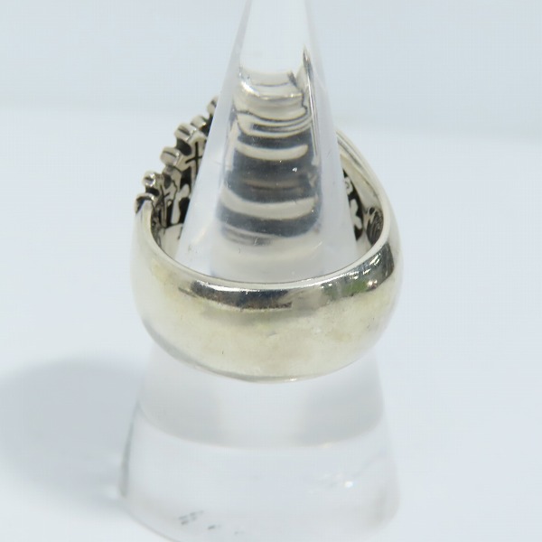 実際に弊社で買取させて頂いた【ギャラ付】Justin Davis/ジャスティンデイビス GENE スカルリング SRJ456/21号の画像 4枚目