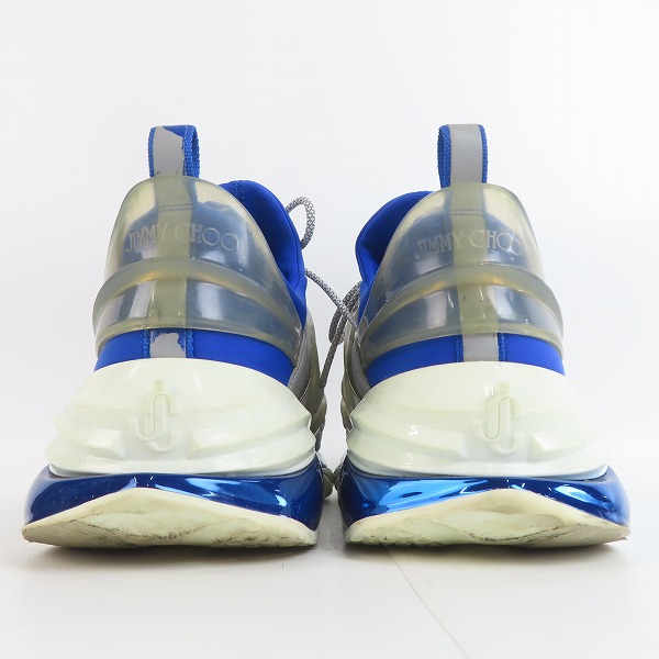 実際に弊社で買取させて頂いたJIMMY CHOO/ジミーチュウ Cosmos/コスモス スニーカー ブルー/42の画像 1枚目