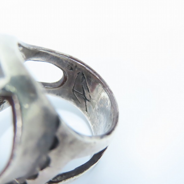 実際に弊社で買取させて頂いたCRAZY PIG/クレイジーピッグ グレイトフル デッド リング 13-14号の画像 7枚目