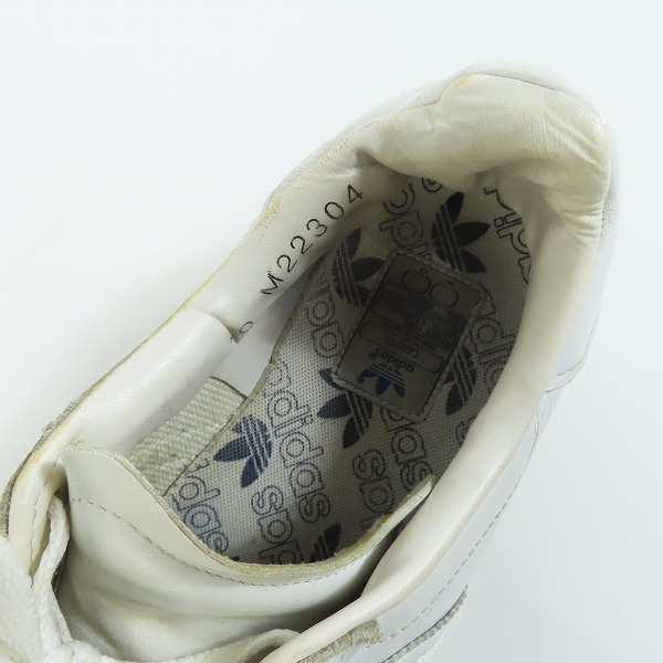 実際に弊社で買取させて頂いた【ジャンク】adidas×EDIFICE/アディダス×エディフィス CAMPUS 80s EF/キャンパス ホワイト スニーカー M22304/28.5の画像 4枚目