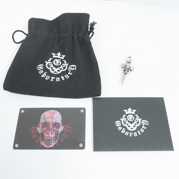 実際に弊社で買取させて頂いた【ギャラ付】Gabor/ガボール クォーターシングルスカルラウンドボットーダガペンダントの画像 7枚目