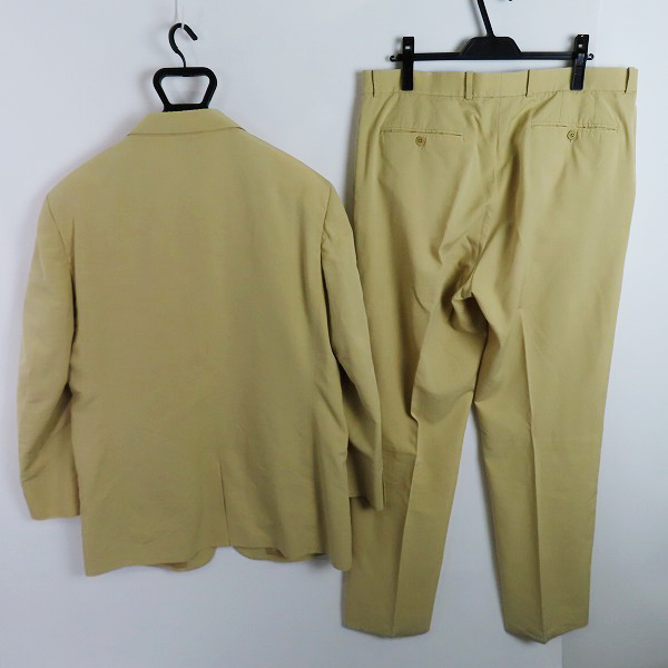 実際に弊社で買取させて頂いたVERSACE/ヴェルサーチ スーツ ジャケット/パンツ/セットアップ/イエローベージュ系/54の画像 1枚目