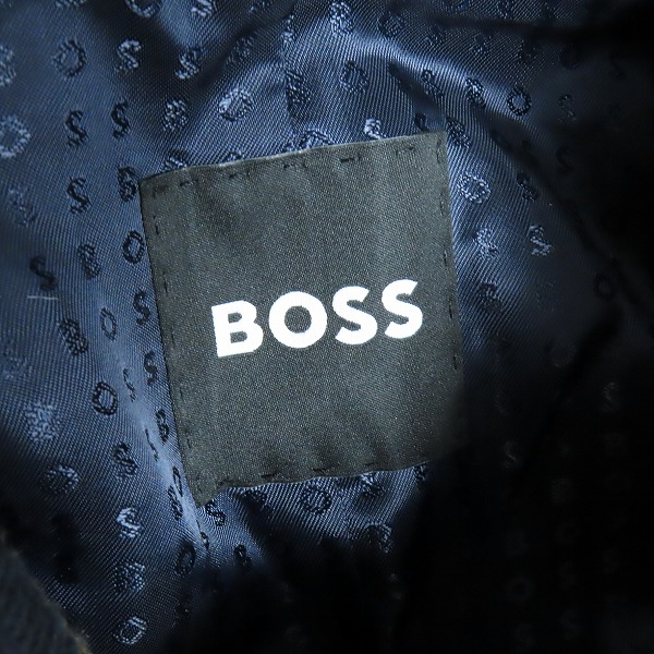 実際に弊社で買取させて頂いたHUGO BOSS/ヒューゴボス チェスターコート ネックリブ カシミヤ混/50の画像 2枚目