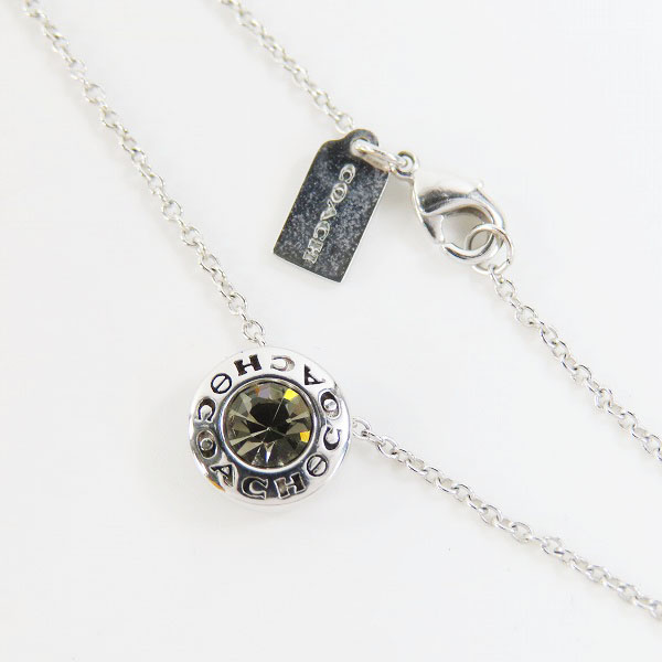 実際に弊社で買取させて頂いたCOACH/コーチ ロゴ/ストーン ネックレス