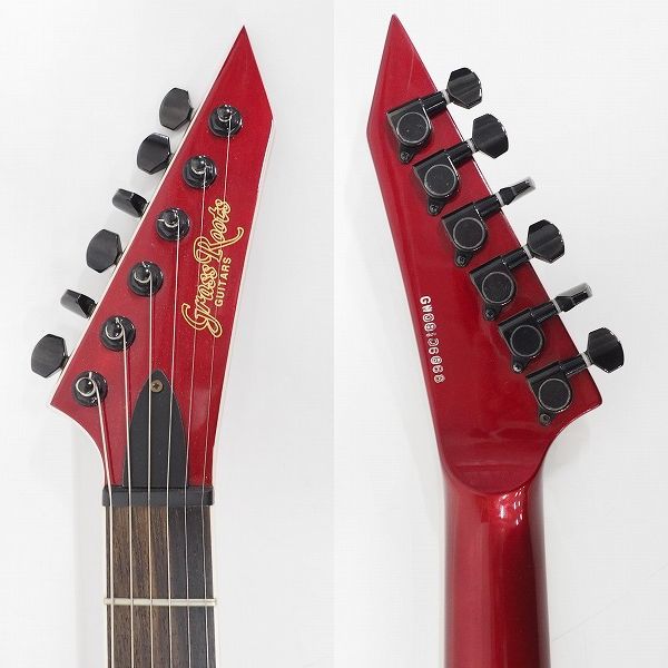 実際に弊社で買取させて頂いた★【難有り】GrassRoots/グラスルーツ ホライゾンタイプ アーム搭載モデル エレキギター ソフトケース付の画像 2枚目