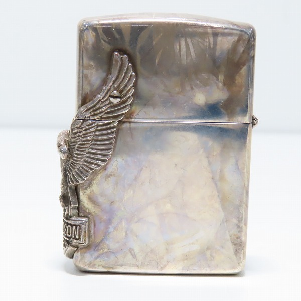 実際に弊社で買取させて頂いたZIPPO/ジッポー HARLEY DAVIDSON/ハーレーダビッドソン サイドメタル SINCE1903/94年製の画像 2枚目