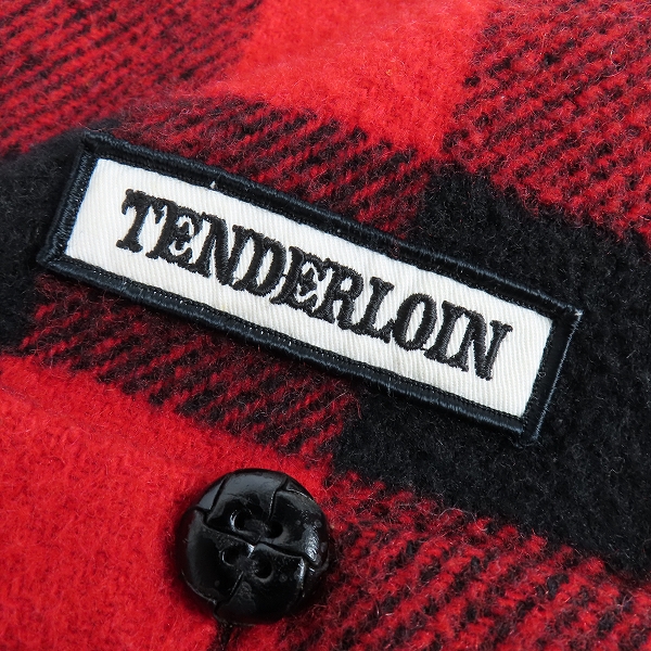 実際に弊社で買取させて頂いたTENDERLOIN/テンダーロイン T-20RG DURABLE PRESS バッファローチェックネルシャツ /Mの画像 4枚目