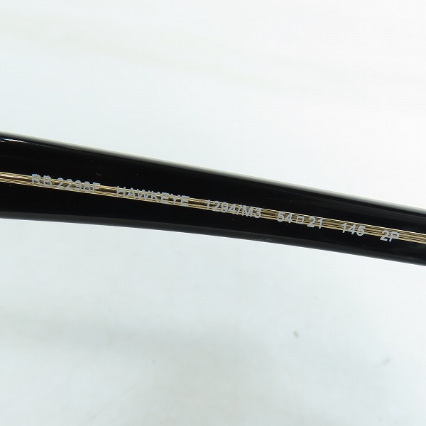 実際に弊社で買取させて頂いたRay-Ban/レイバン HAWKETE サングラス/アイウェア RB2298Fの画像 7枚目