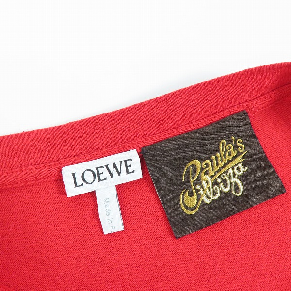 実際に弊社で買取させて頂いたLOEWE/ロエベ Paula's Ibiza /パウラズイビザ ロゴ刺繍 タイダイ 長袖Tシャツ H616341X09/XSの画像 2枚目