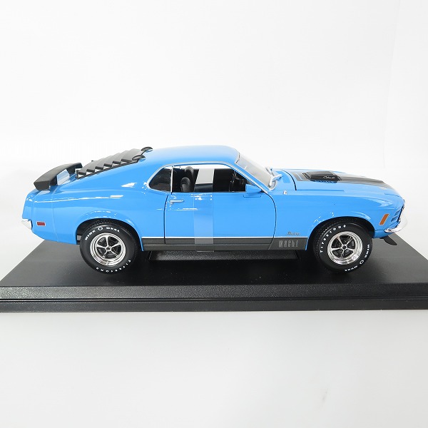実際に弊社で買取させて頂いたMaisto/マイスト 1/18 1970 Ford Mustang Mach 1/フォード マスタング マッハ1 ミニカーの画像 3枚目