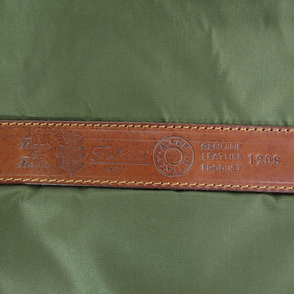 実際に弊社で買取させて頂いたFelisi/フェリージ UNITED ARROWS 別注 レザー×ナイロン ブリーフケース/ビジネスバッグ 1908の画像 8枚目