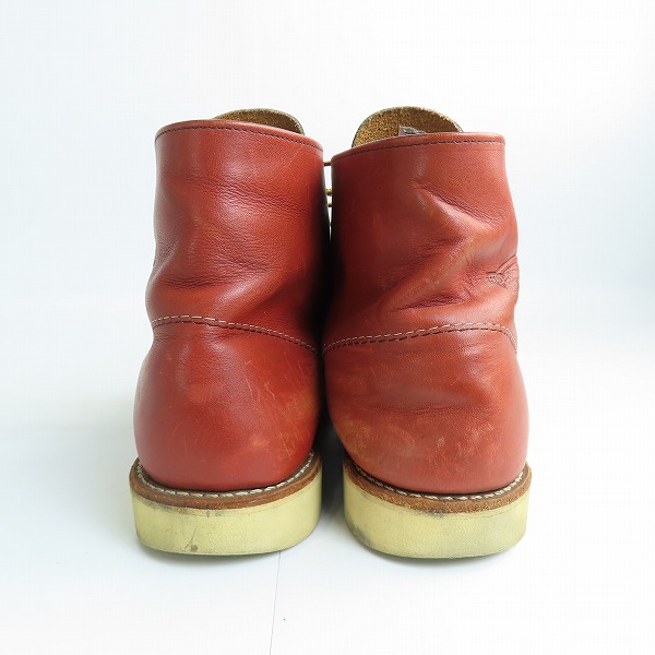 実際に弊社で買取させて頂いたRED WING/レッドウィング プレーントゥ ブーツ 9105/9.5Dの画像 1枚目