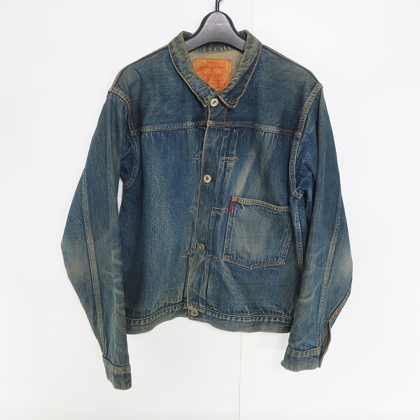 実際に弊社で買取させて頂いたLEVIS/リーバイス 日本製 復刻 大戦 S506XX デニム ジャケット lot44506/40