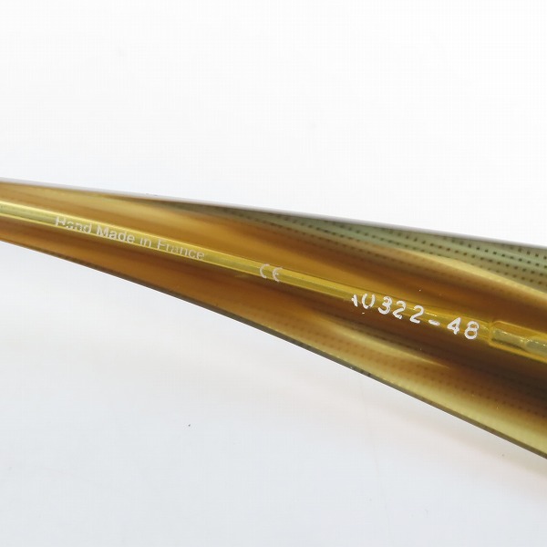 実際に弊社で買取させて頂いたalain mikli/アランミクリ サングラス/アイウェア A0322-48の画像 7枚目