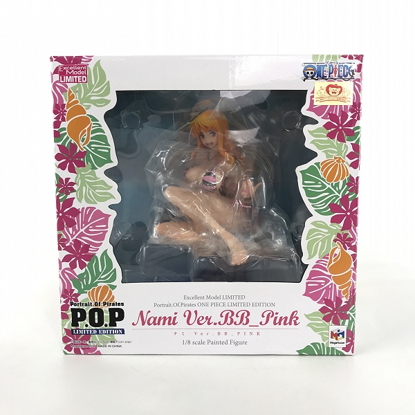 実際に弊社で買取させて頂いた【未開封】メガハウス ONE PIECE/ワンピース P.O.P LIMITED EDITION 15周年 ナミ Ver.BB-PINK フィギュア