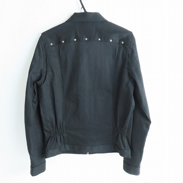 実際に弊社で買取させて頂いたHYSTERIC GLAMOUR/ヒステリックグラマー KINKY JEANS スタースタッズ デニムジャケット 02181AB07 Mの画像 1枚目
