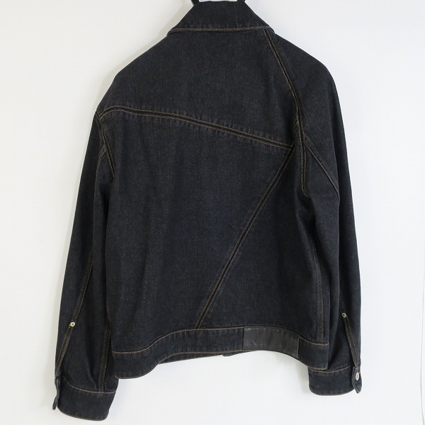 実際に弊社で買取させて頂いたLOEWE/ロエベ パズル デニム ジャケット H526Y13X12/42の画像 1枚目