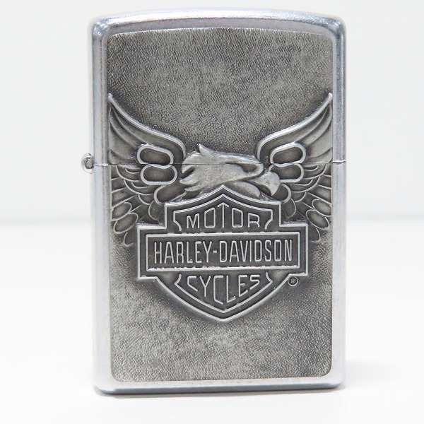 実際に弊社で買取させて頂いたZIPPO/ジッポー HARLEY DAVIDSON/ハーレーダビッドソン メタル貼り 07年製
