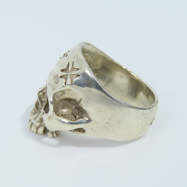 実際に弊社で買取させて頂いた【ギャラ付】Gabor/Gaboratory/ガボール ミディアムラージスカルリングwアウトジョー 23.5-25号の画像 2枚目