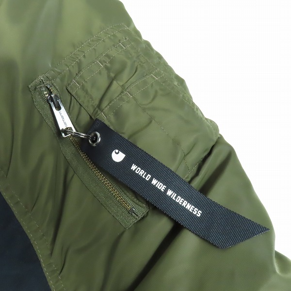 実際に弊社で買取させて頂いたCarhartt/カーハート ASHTON BOMBER JACKET/アシュトンボンバージャケット 中綿 フライトジャケット/Mの画像 6枚目