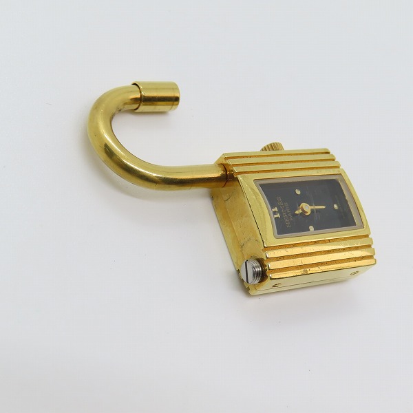 実際に弊社で買取させて頂いたHERMES/エルメス ケリーウォッチ 黒文字盤【動作未確認】の画像 7枚目