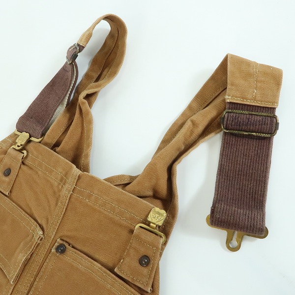 実際に弊社で買取させて頂いたCarhartt/カーハート ダック生地 作業着/オーバーオール ワークウェア の画像 4枚目